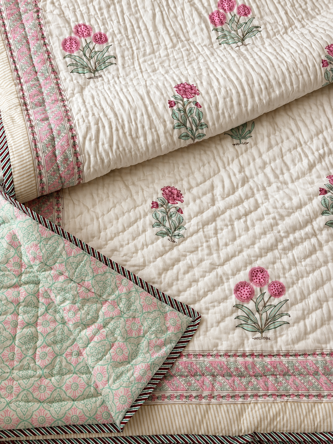 Poppy Pop Double Bed Quilt