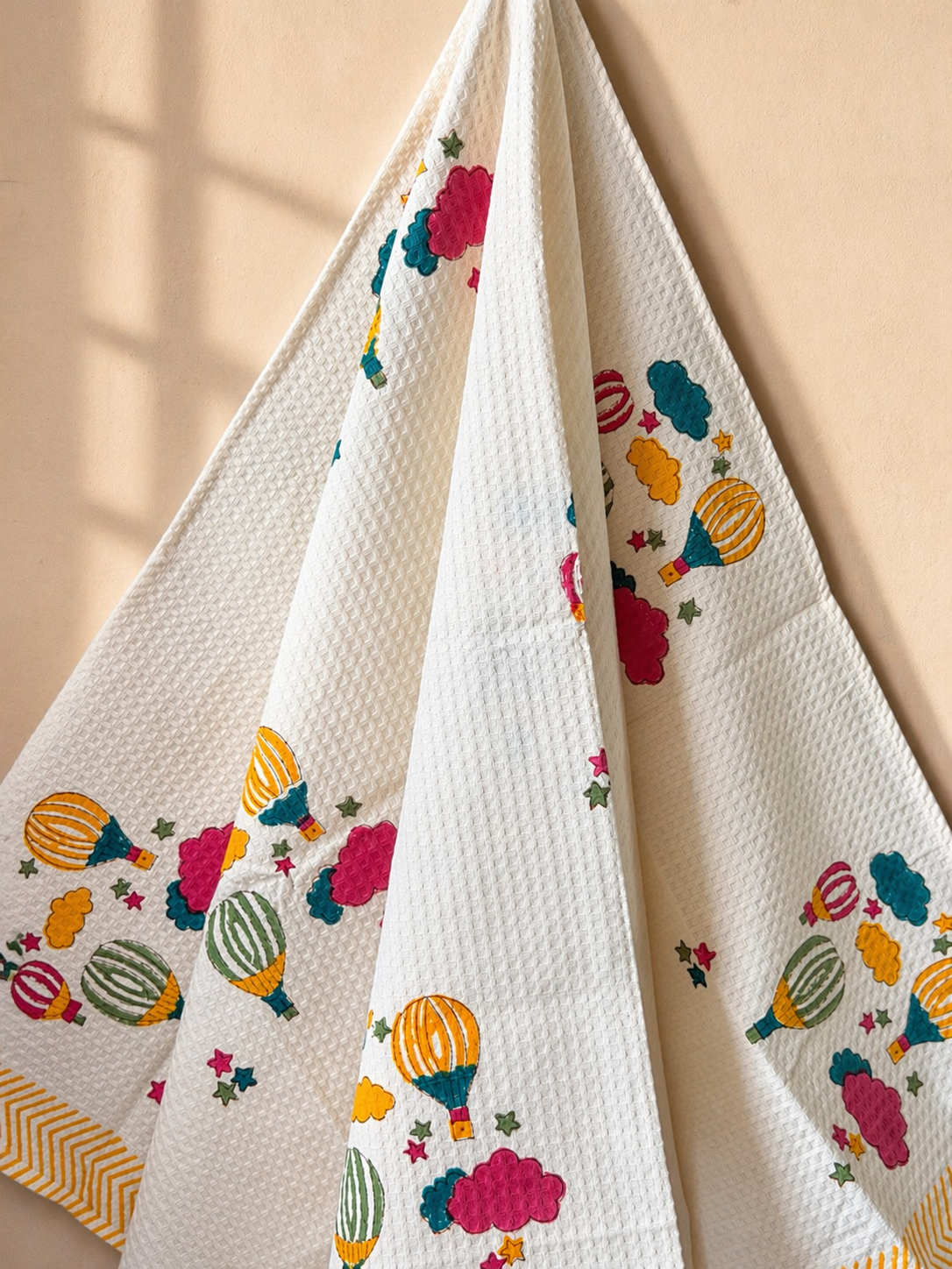 Multi Hot Air Balloon Bath Towel – Kids