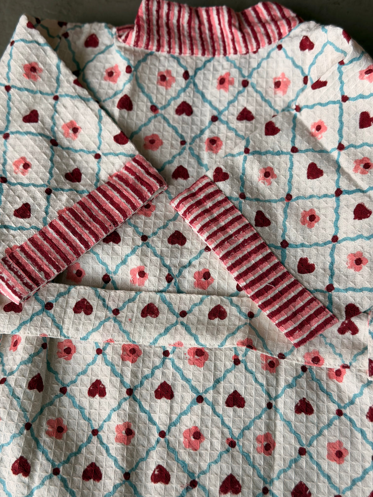 Bloom Floral Heart Bathrobe - Kids