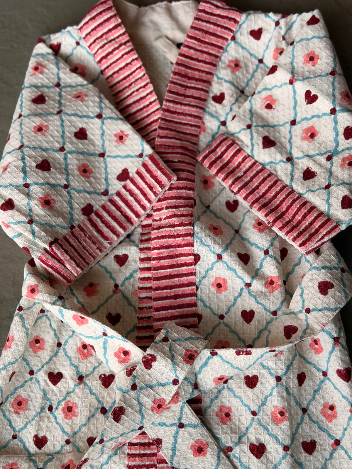 Bloom Floral Heart Bathrobe - Kids