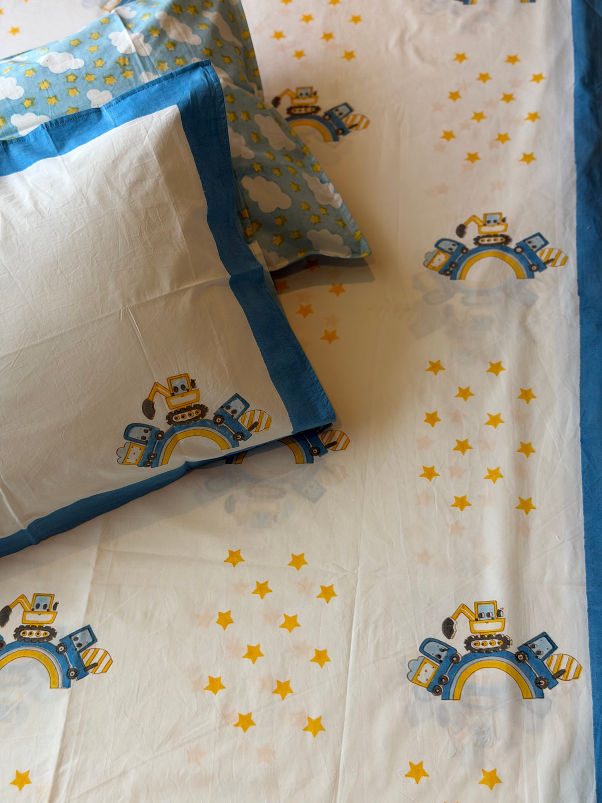 Mini Builders Kids Bedsheet