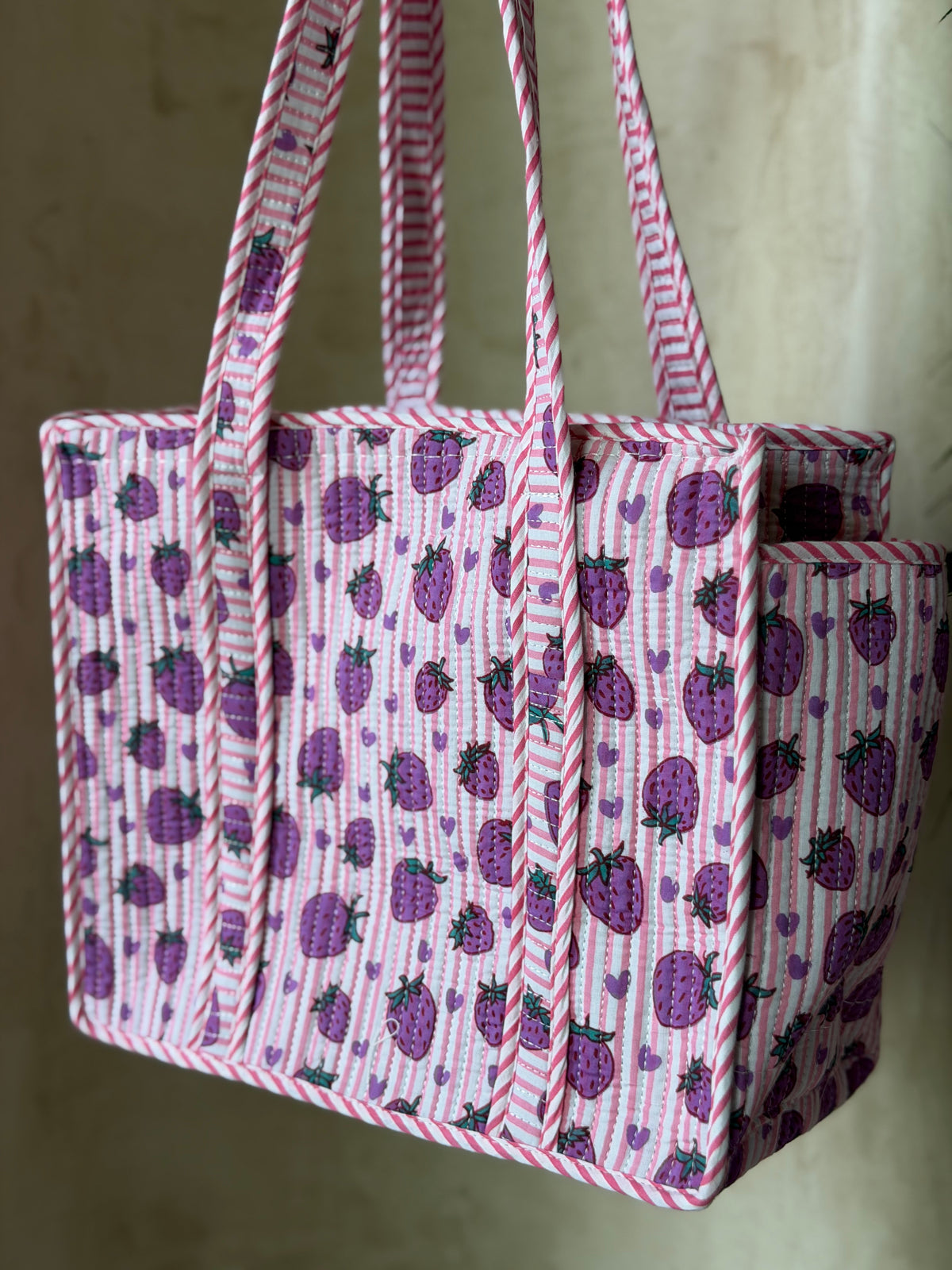 Strawberry World  Tote Bag