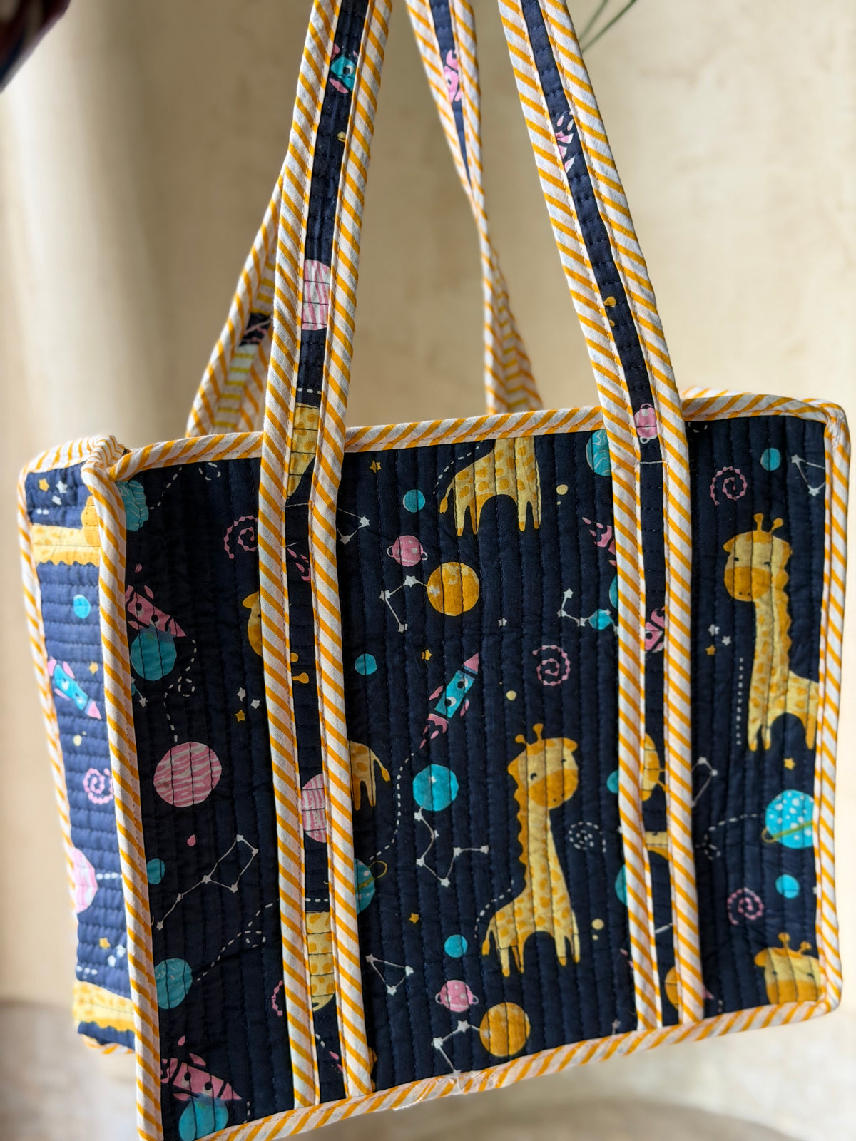 Space Blue Tote Bag