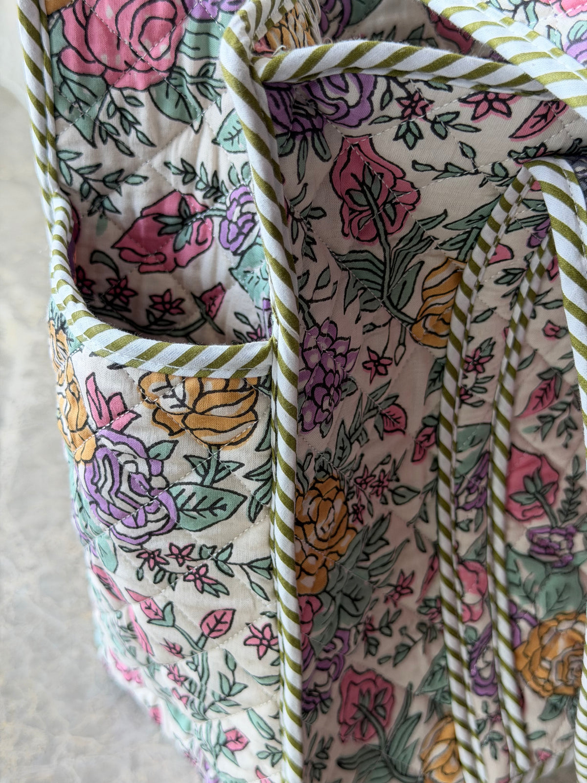 Ethnic Pattern Tote Bag | Stylish Travel & Shopping Tote