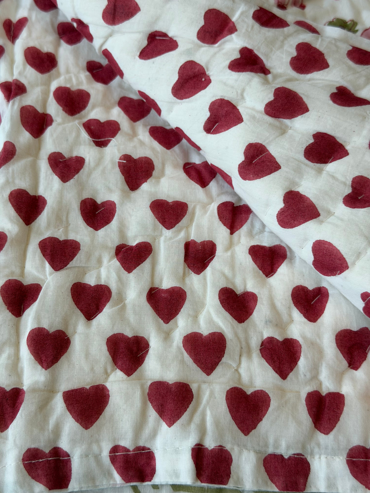 Pink Elephant Kids  Quilt