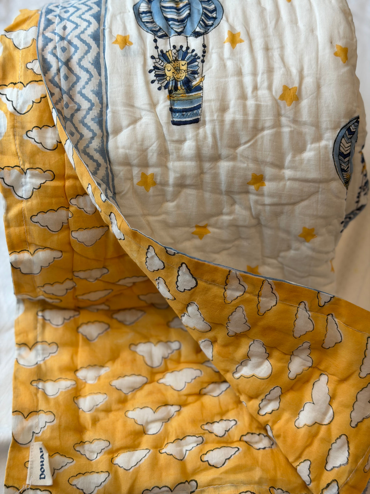Lion Hot Air Kids  Quilt
