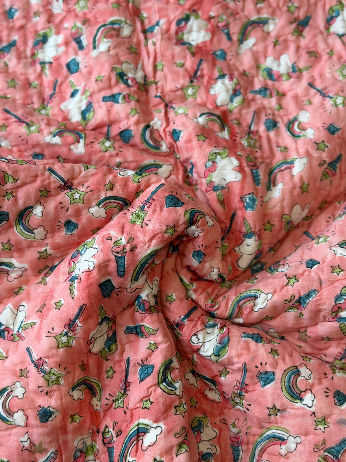 Unicorn World Kids Quilt