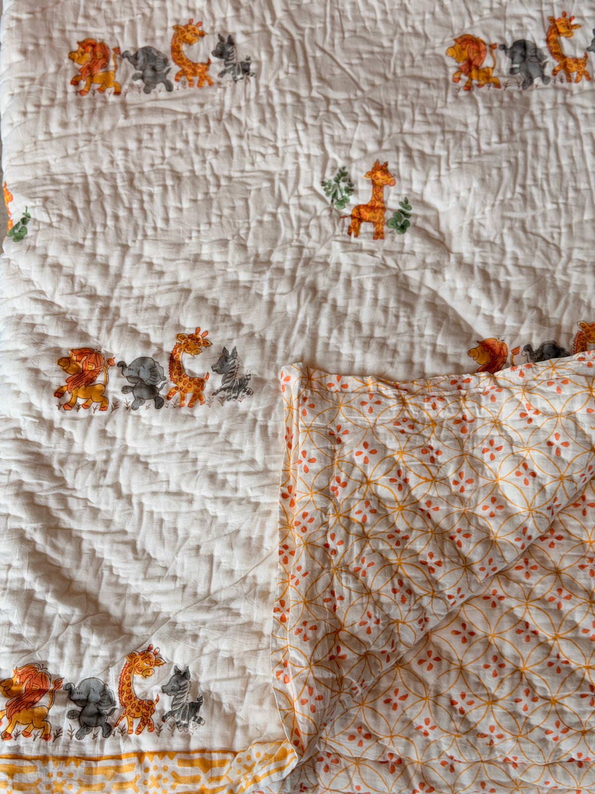 Jungle Trail Kids Quilt