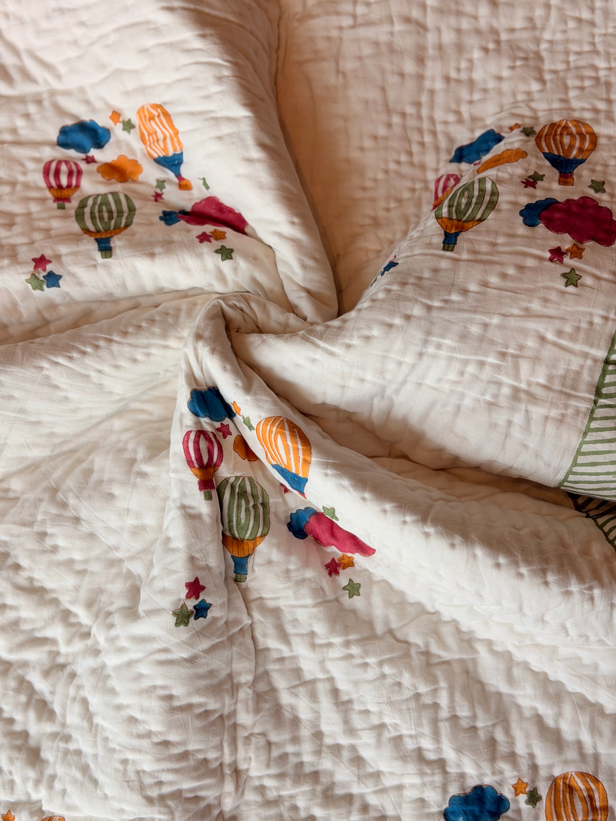 Multi Hot Air Kids Quilt