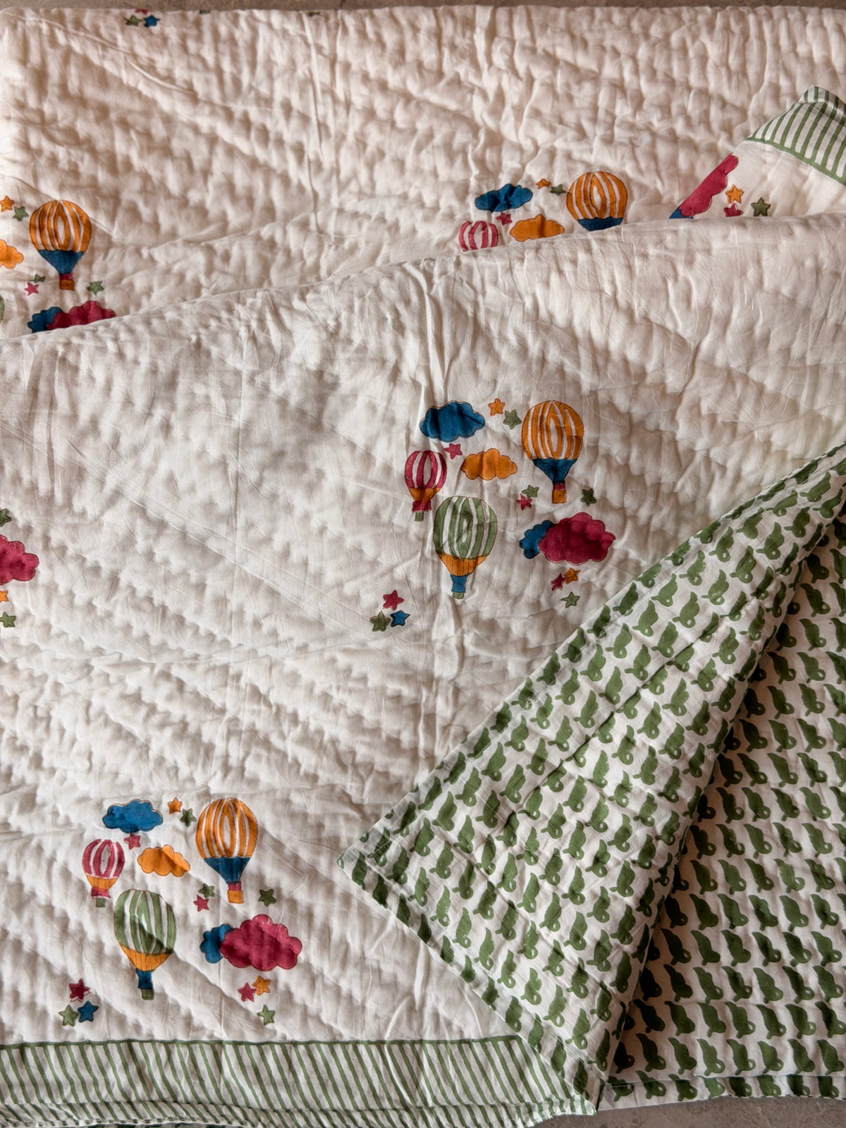 Multi Hot Air Kids Quilt
