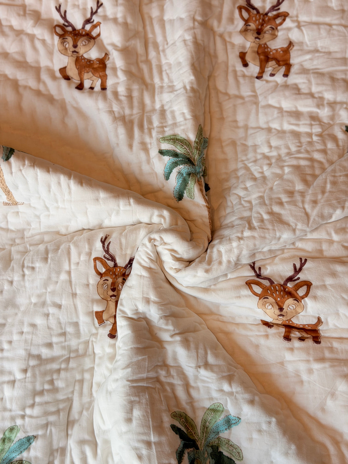 Reindeer Kids  Quilt