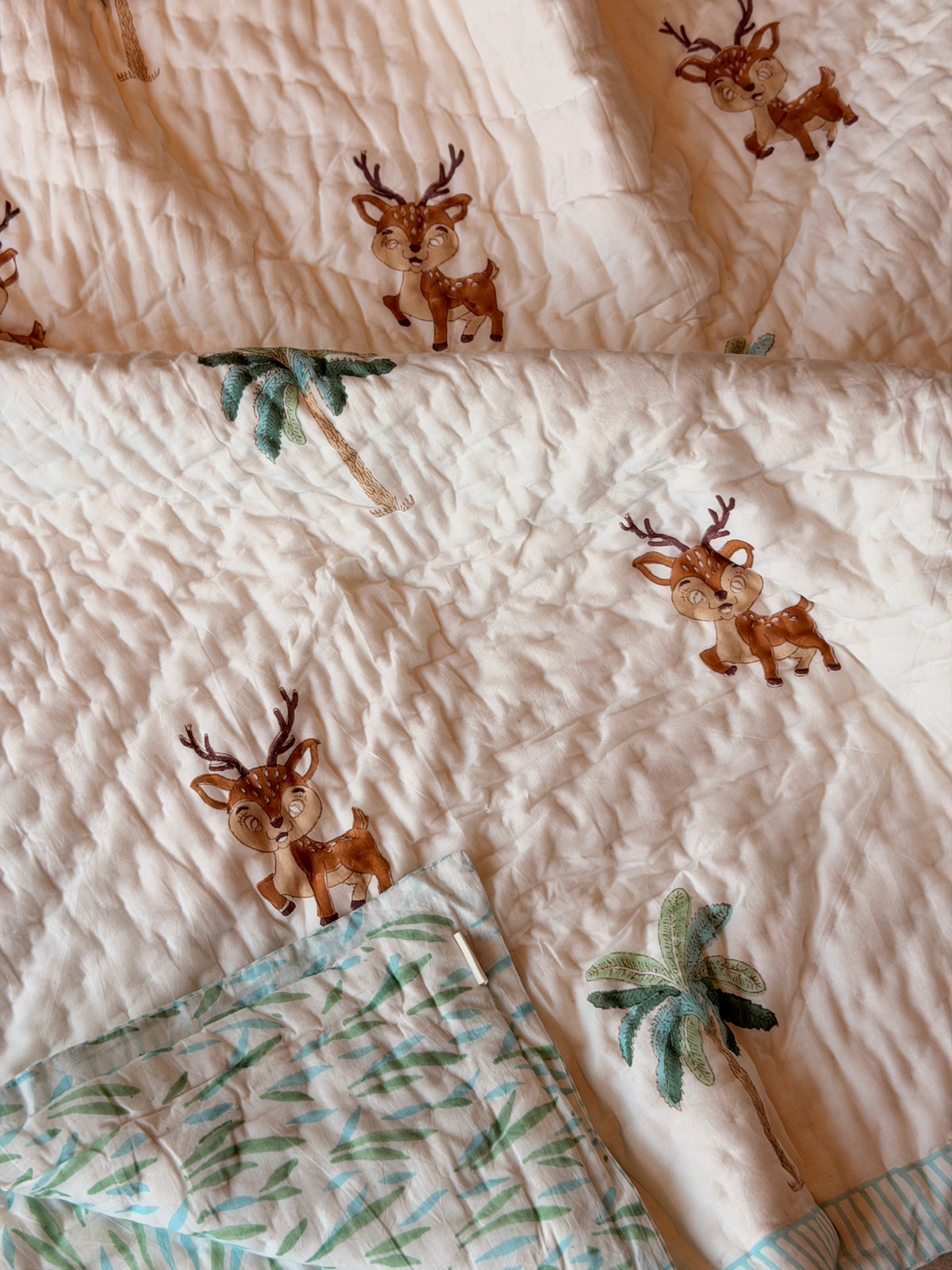 Reindeer Kids  Quilt