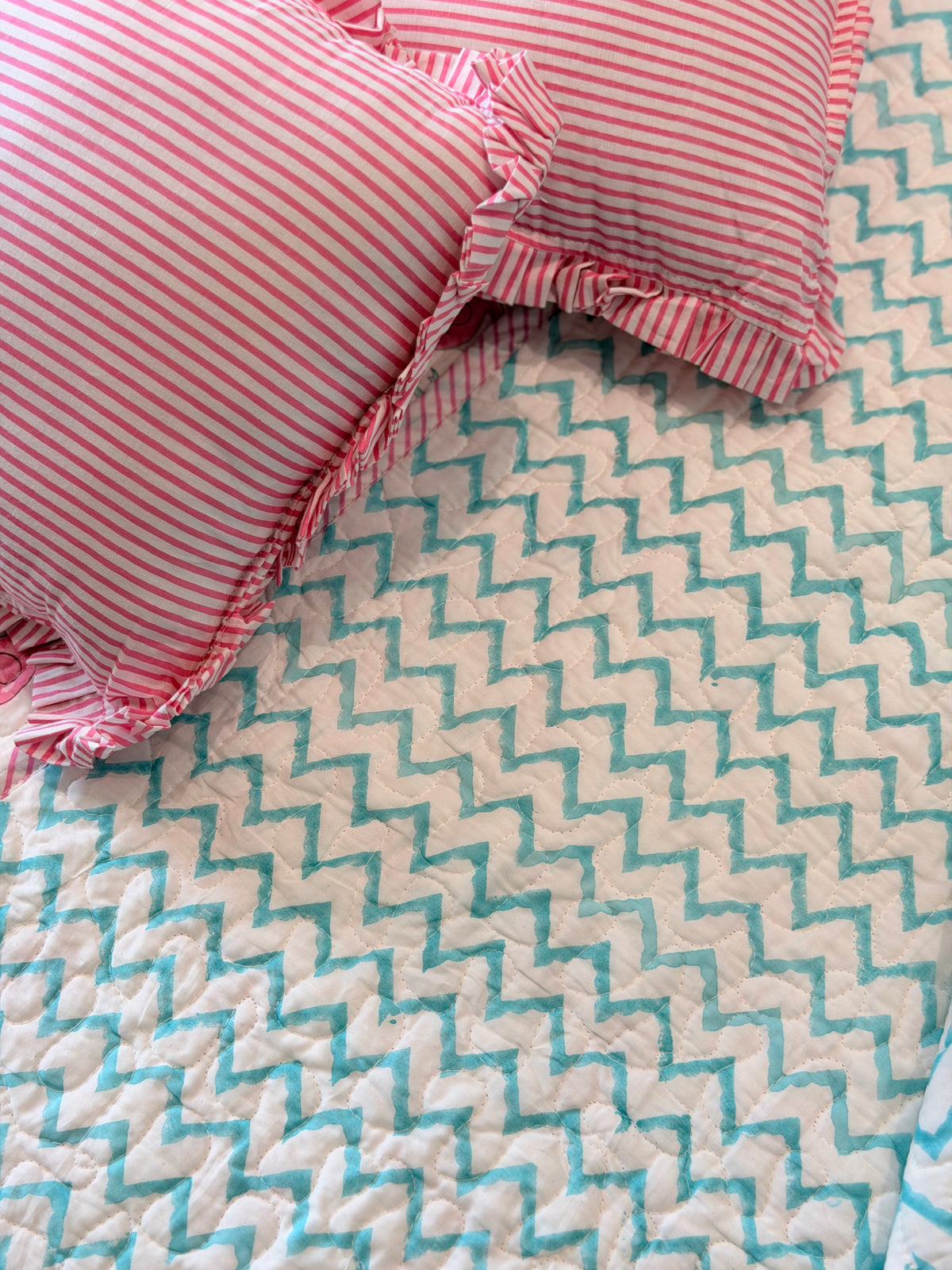 Flamingo Reversible Kids Baedcover