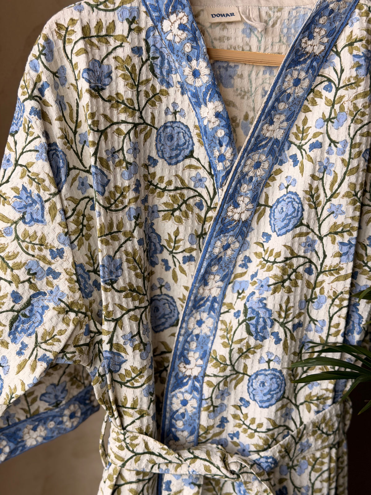 Blue Blossom Bathrobe - Adult