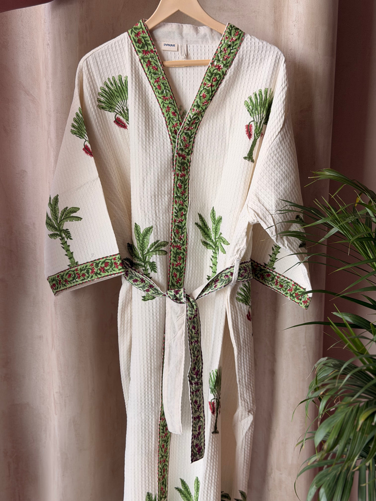 Tropical Tree Forest Bathrobe - Adult