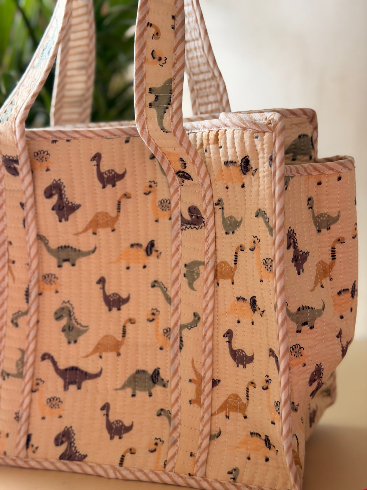 Dinosaur Print Tote Bag