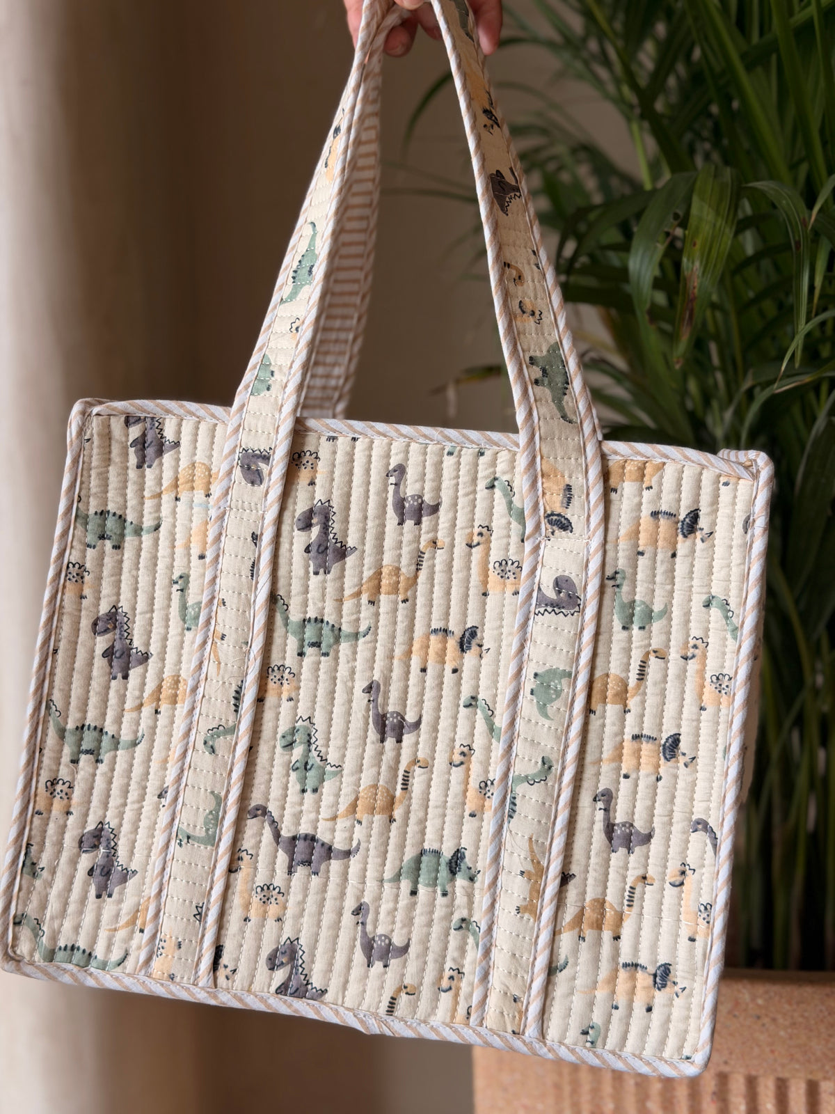 Dinosaur Print Tote Bag