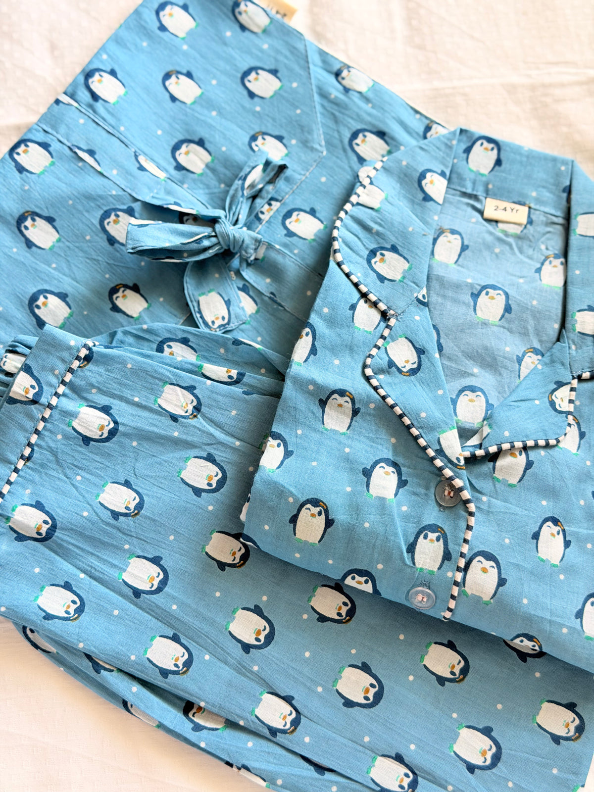 Blue Penguin Kids Night Suit