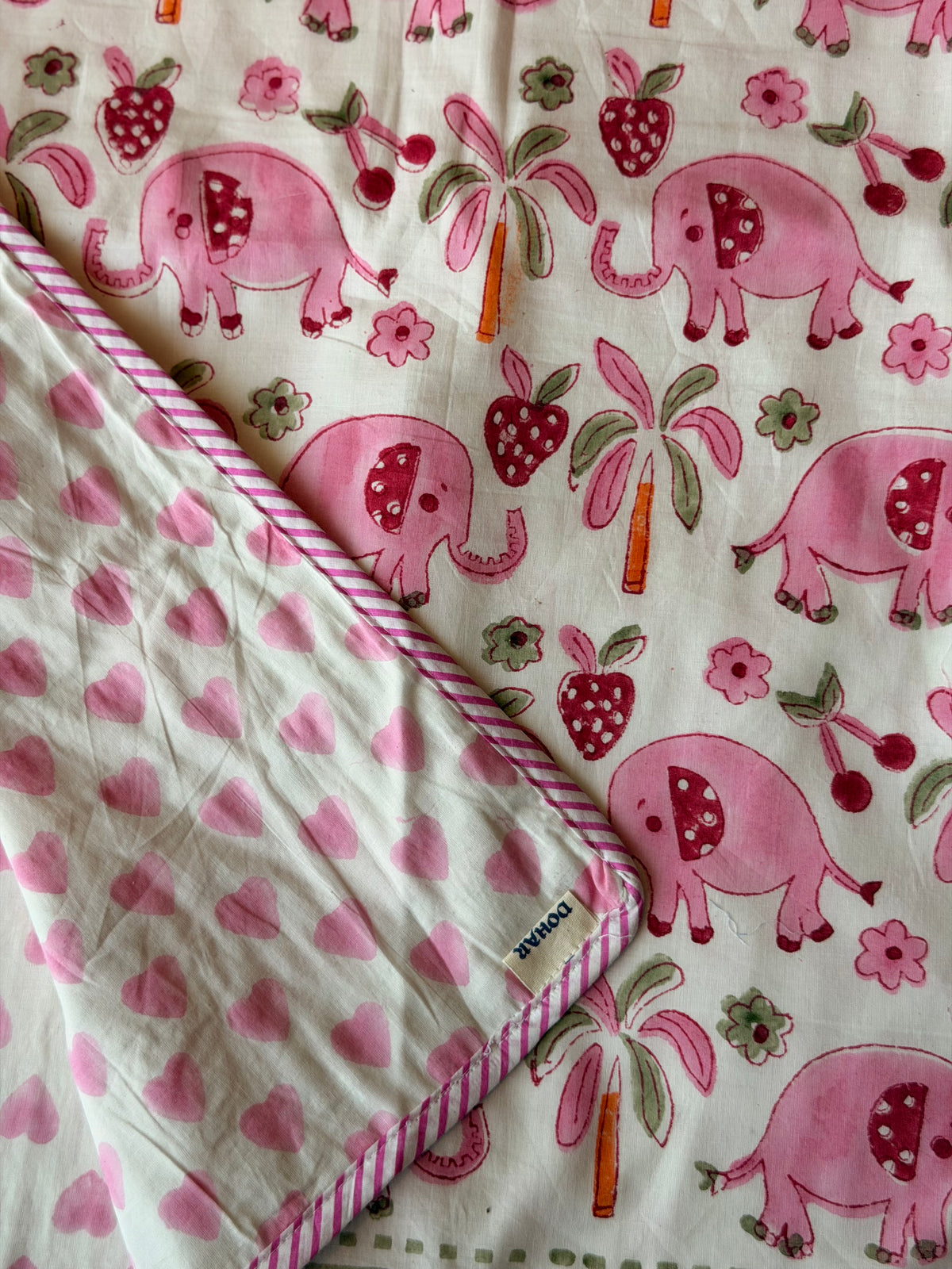 Pink Elephant Kids Dohar