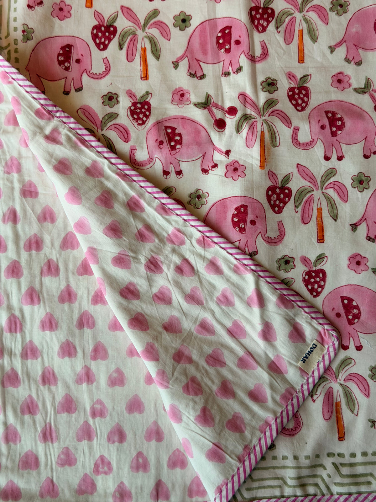 Pink Elephant Kids Dohar