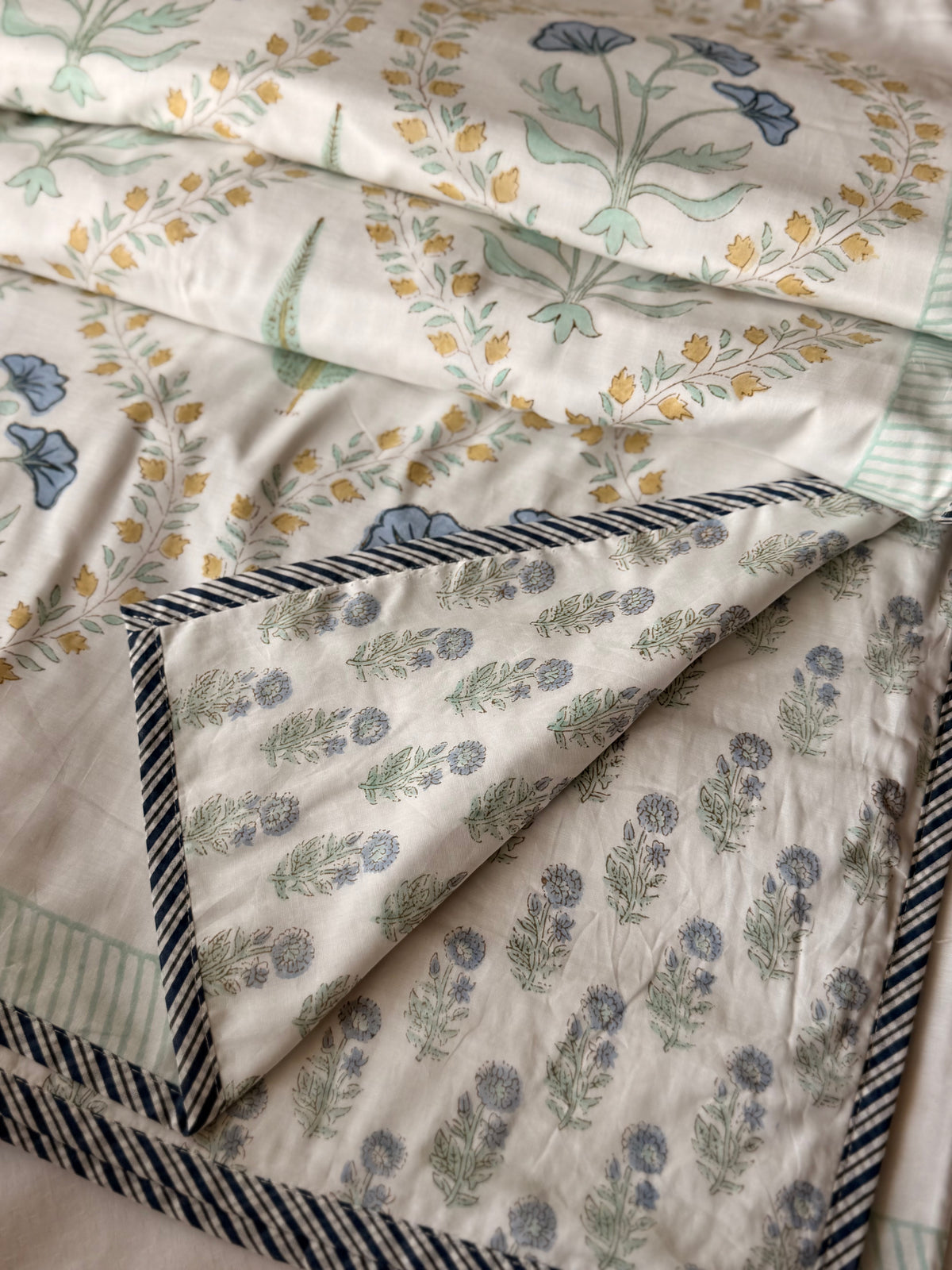 Green Jaal Double Bed Dohar