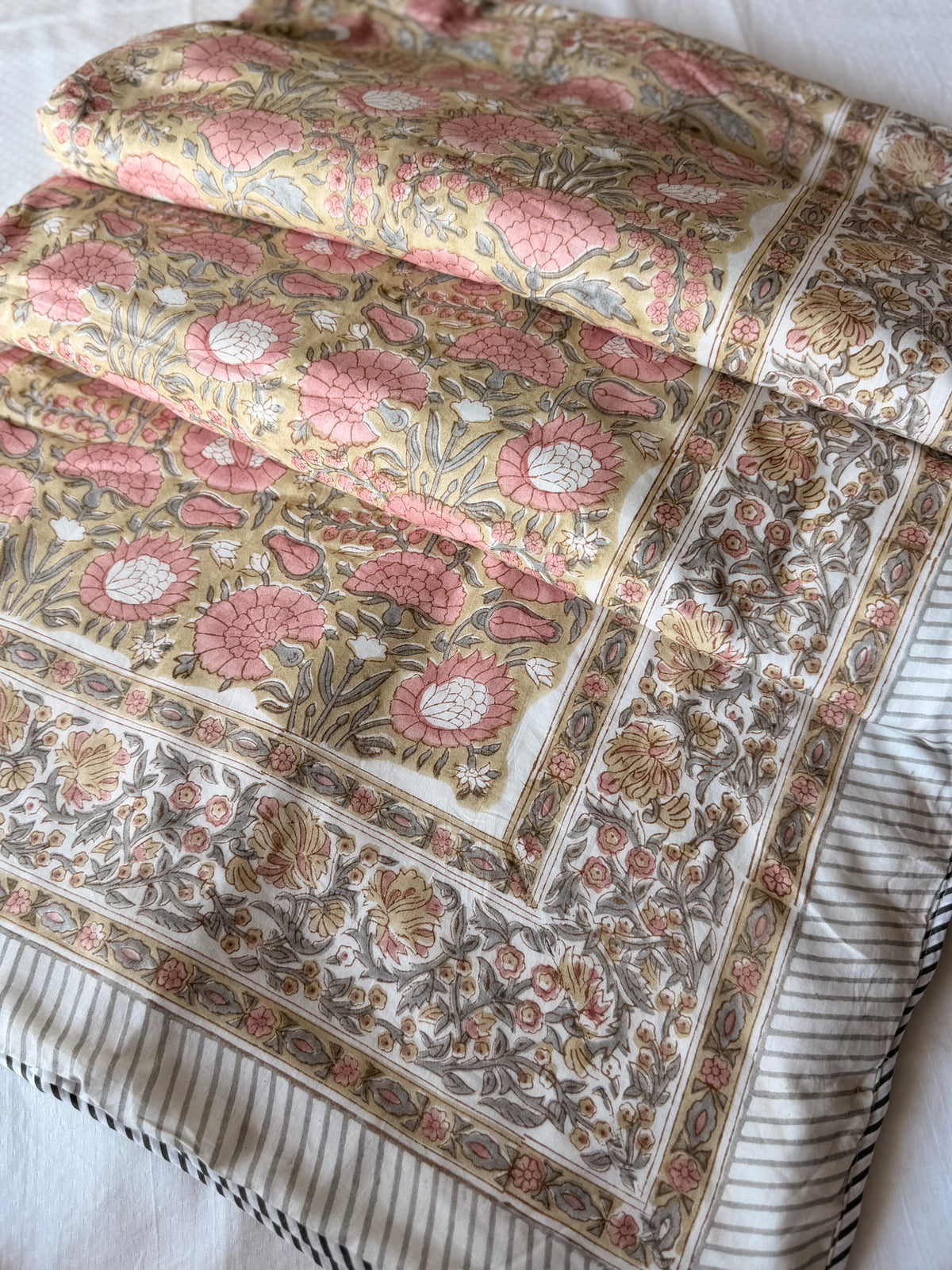 Coloured Jaal Adult Double Bed Dohar