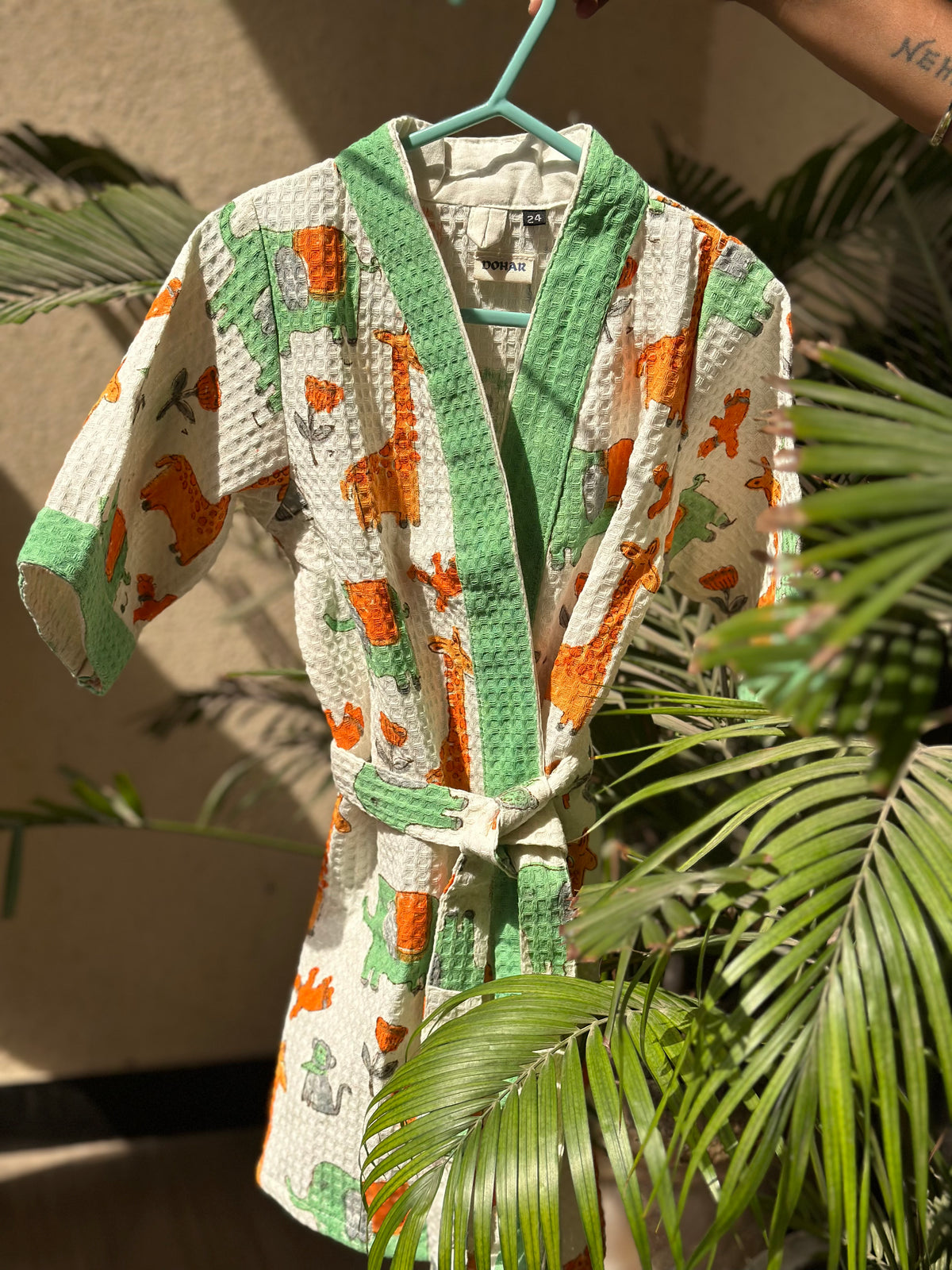 Jungle Gathers Bathrobe - Kids