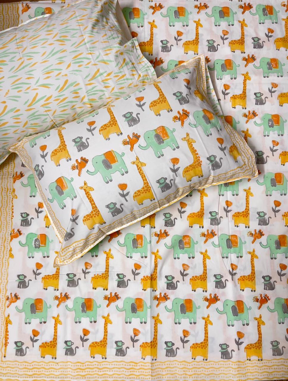 Jungle Kids Bedsheet