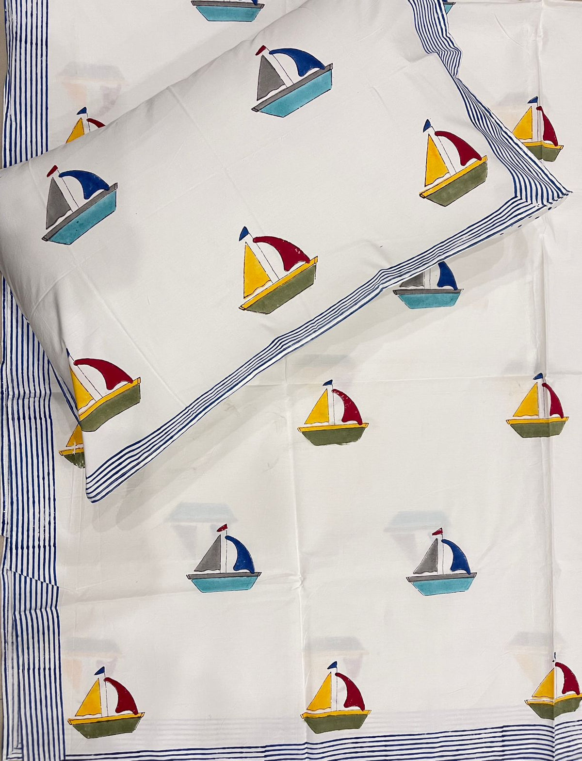 Sail the Boat  Kids Bedsheet