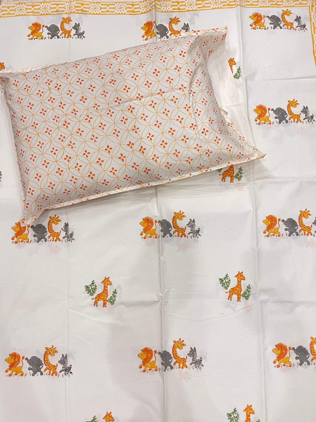 Jungle Trail Kids Bedsheet